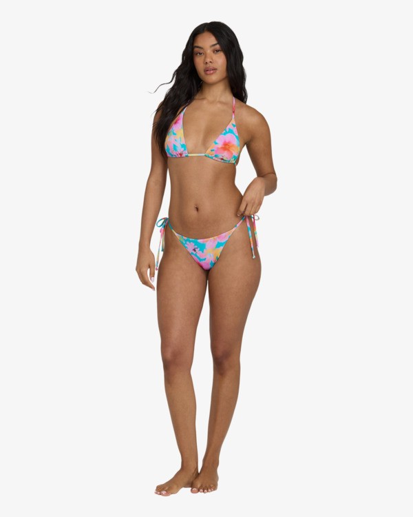 1 Pipe Dreams Maya - Skimpy Bikini Bottoms for Women Gray BL000290 Billabong