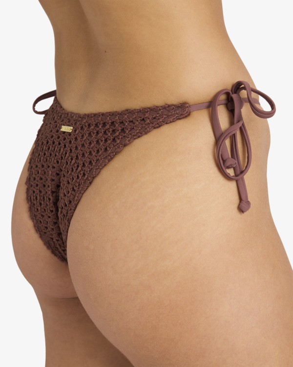 7 Twisted Tides Dippi - Parte de baixo com cobertura reduzida para Mulher Azul BL000297 Billabong