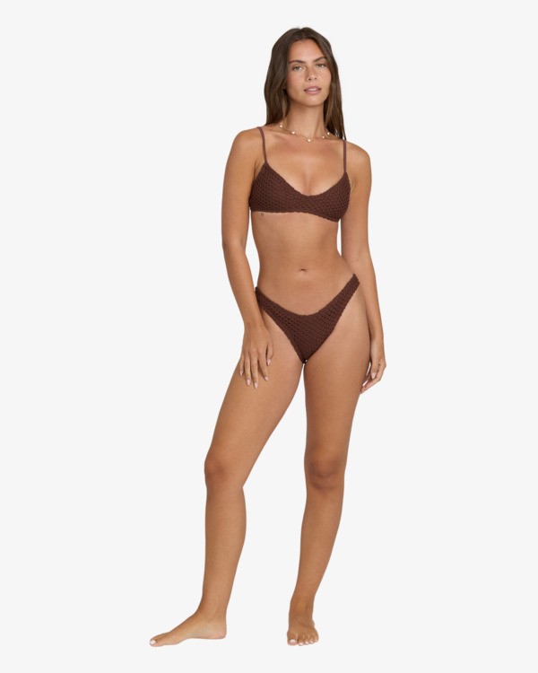 1 Twisted Tides Maui - Bikinihose mit klassischer Bedeckung f&uuml;r Frauen Blau BL000299 Billabong