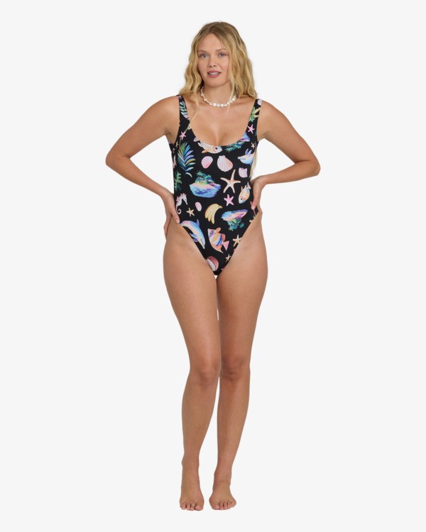 1 Party Wave Tanker One-Piece Black BL000329 Billabong
