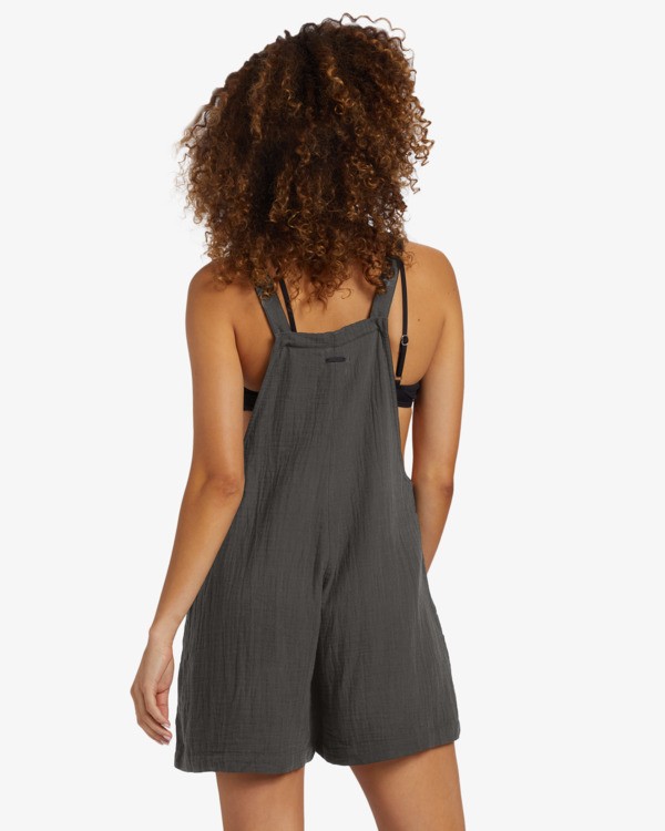 2 Beach Crush - Latzhosenshorts f&uuml;r Frauen Blau BL000567 Billabong