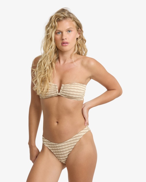 3 Wavey Daze V Bandeau Beige BL000895W Billabong