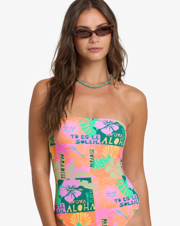 4 Sunscape Tully Hi One-Piece Blau BL000993W Billabong