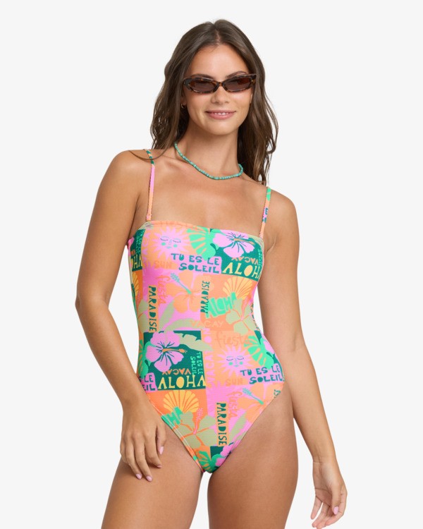 5 Sunscape Tully Hi One-Piece Blau BL000993W Billabong