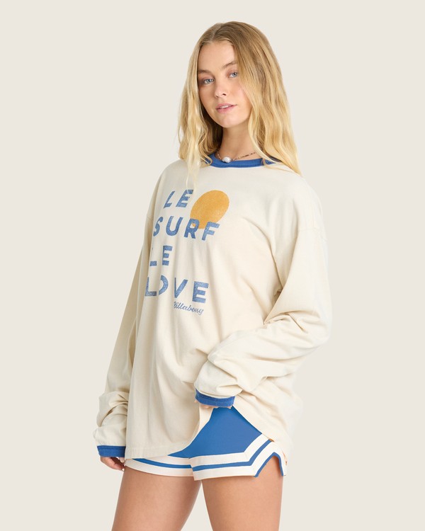 1 Le Love Surf Ringer White BL001111W Billabong