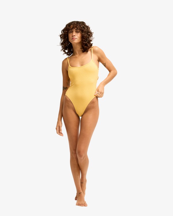 1 Crinkle Crush Sloane One-Piece Yellow BL001196W Billabong