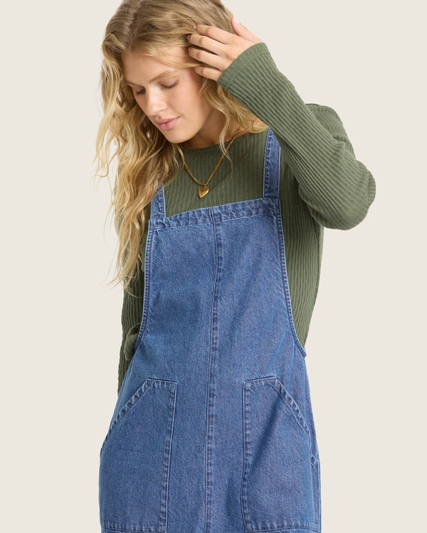 5 Pacific Time Washed Azul BL001709W Billabong