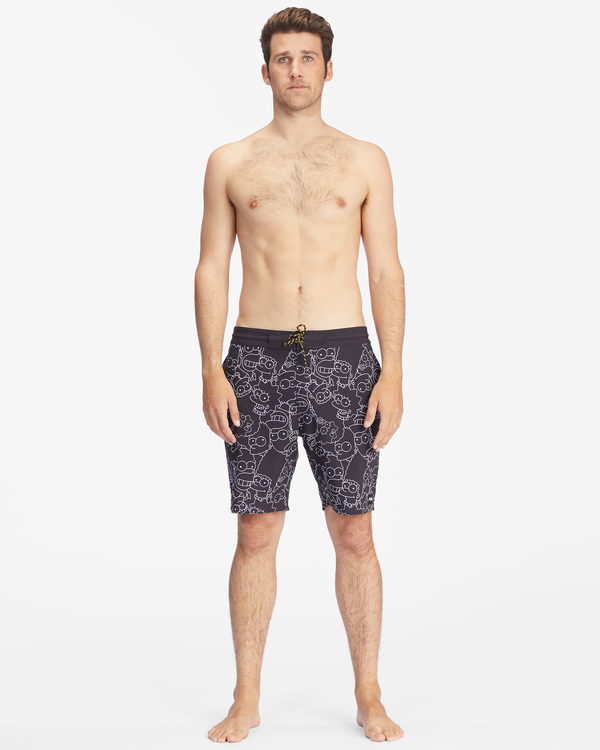3 Simpsons Family Keyline 18.5" - Boardshort pour Homme Noir C1BS74BIP2 Billabong