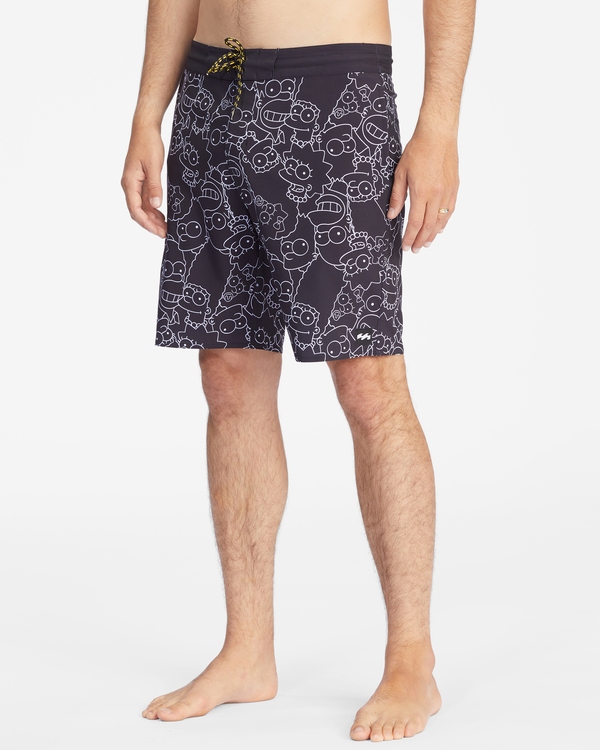 5 Simpsons Family Keyline 18.5" - Boardshort pour Homme Noir C1BS74BIP2 Billabong