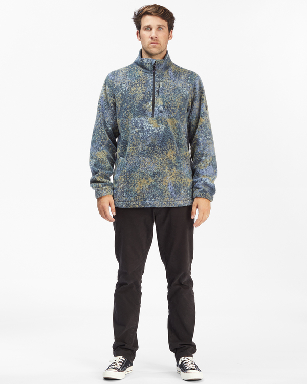 3 ADIV Otis Boundary - Felpa con semi zip da Uomo Brown C1FL14BIP2 Billabong