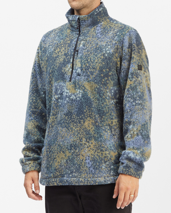 5 ADIV Otis Boundary - Felpa con semi zip da Uomo Brown C1FL14BIP2 Billabong