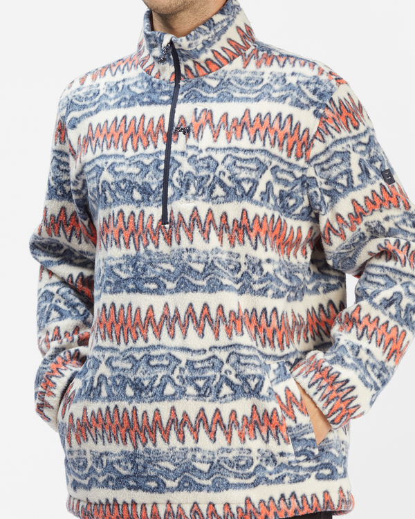 10 Boundary - Sudadera de cuello medio alto con cremallera para Hombre Negro C1FL21BIP2 Billabong