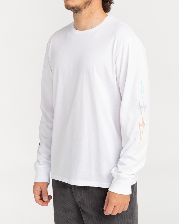 1 Dbah - Longsleeve für Männer Weiss C1LS03BIP2 Billabong