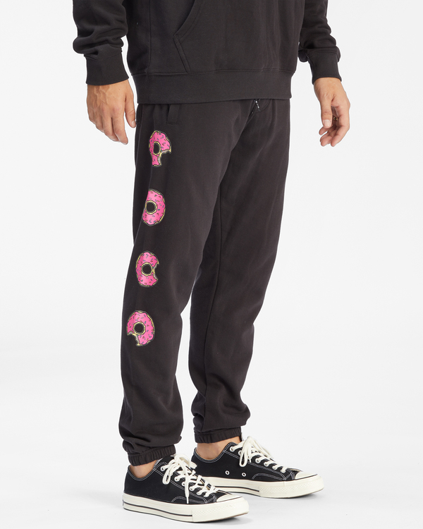 4 Simpsons Donut - Tracksuit Bottoms for Men Black C1PT10BIP2 Billabong