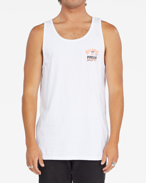0 Pipeline - Tanktop für Männer Weiss C1SG10BIP2 Billabong