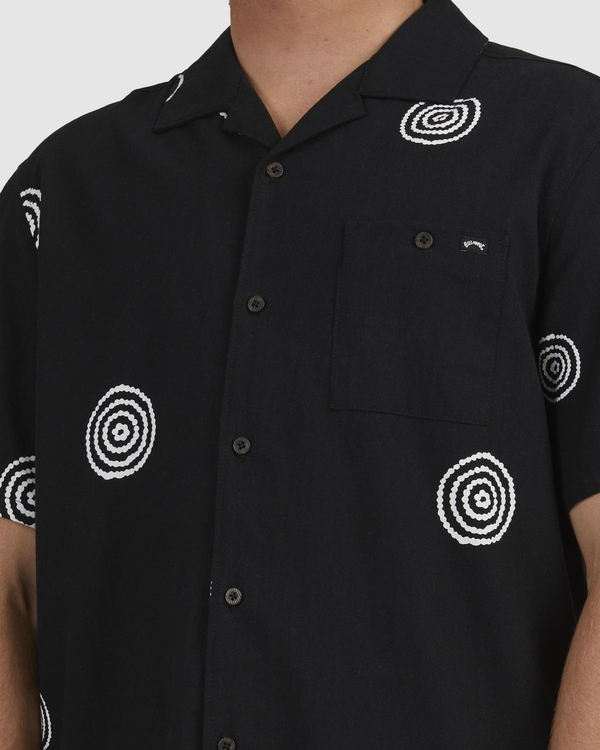 Chemise de service manches courtes sable