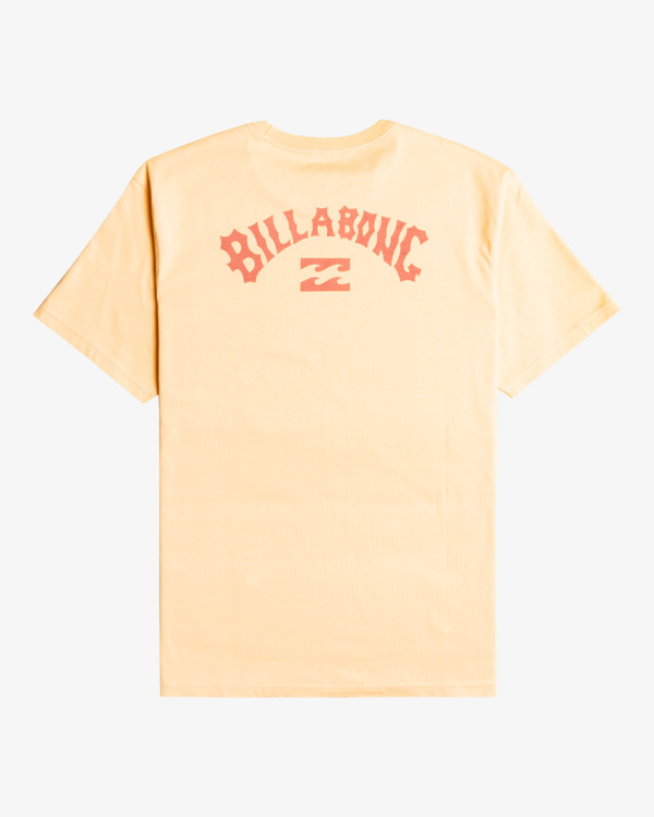 5 Arch Wave - Short Sleeve T-Shirt for Men Pink C1SS06BIP2 Billabong