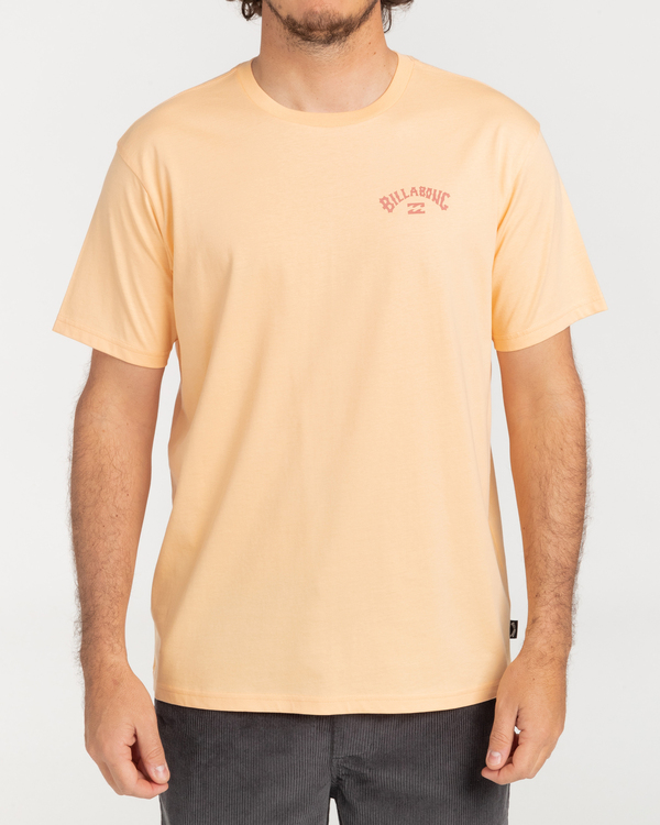 0 Arch Wave - Short Sleeve T-Shirt for Men Pink C1SS06BIP2 Billabong
