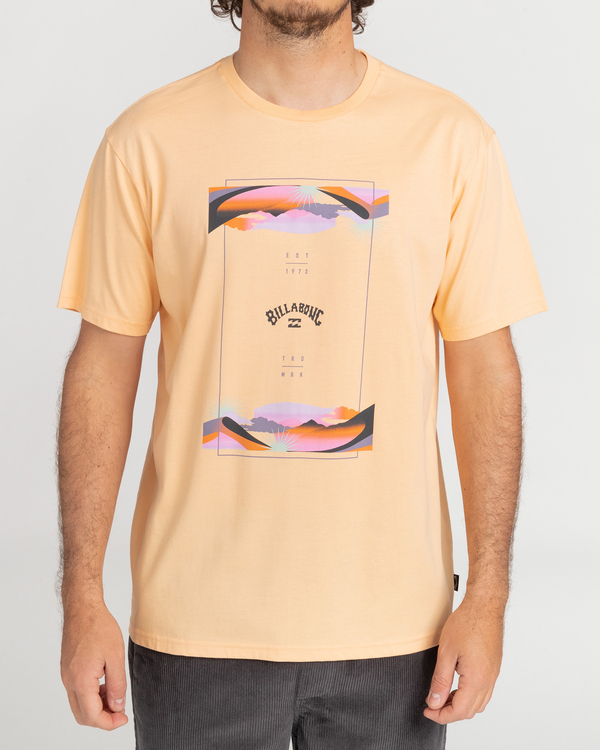 0 Tucked - Short Sleeve T-Shirt for Men Pink C1SS09BIP2 Billabong