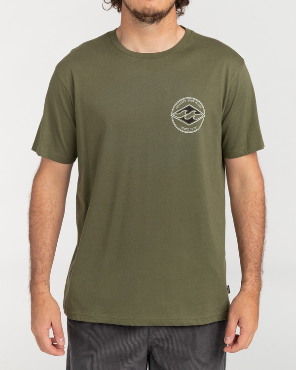 0 Rotor Diamond - T-shirt manches courtes pour Homme Marron C1SS11BIP2 Billabong