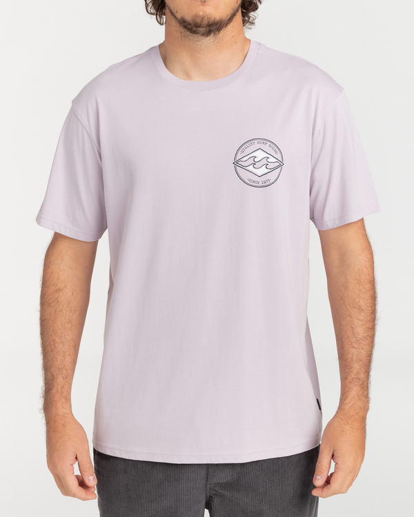 0 Rotor Diamond - Short Sleeve T-Shirt for Men Purple C1SS11BIP2 Billabong