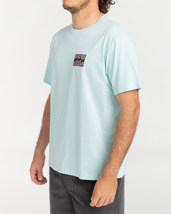1 Crayon Wave - Short Sleeve T-Shirt for Men Blue C1SS14BIP2 Billabong