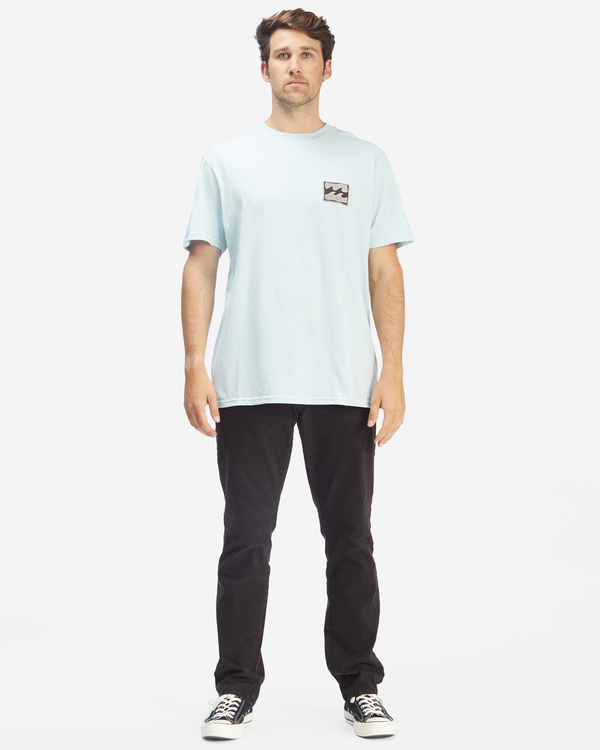 3 Crayon Wave - Short Sleeve T-Shirt for Men Blue C1SS14BIP2 Billabong