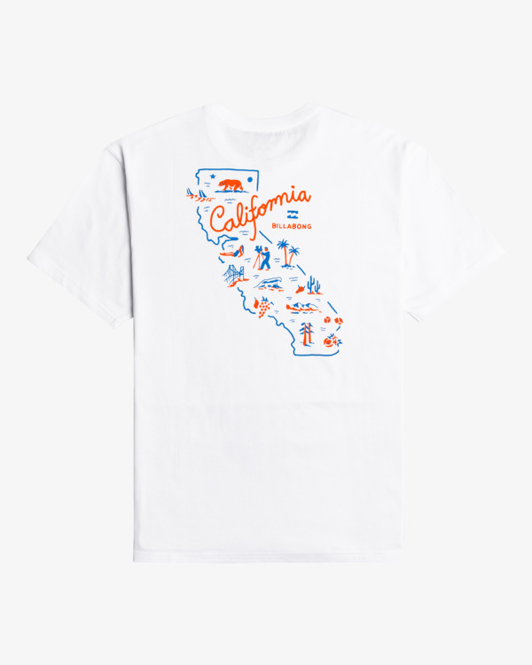 5 Dreamy Place - T-shirt manches courtes pour Homme Blanc C1SS18BIP2 Billabong