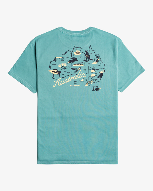 4 Dreamy Place - Short Sleeve T-Shirt for Men Blue C1SS18BIP2 Billabong
