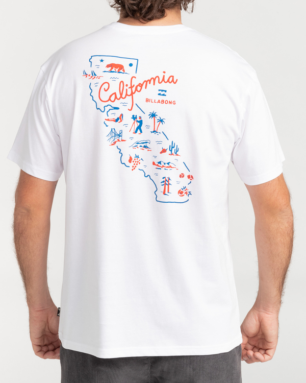 3 Dreamy Place - T-shirt manches courtes pour Homme Blanc C1SS18BIP2 Billabong