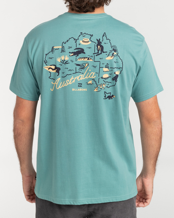 2 Dreamy Place - Short Sleeve T-Shirt for Men Blue C1SS18BIP2 Billabong