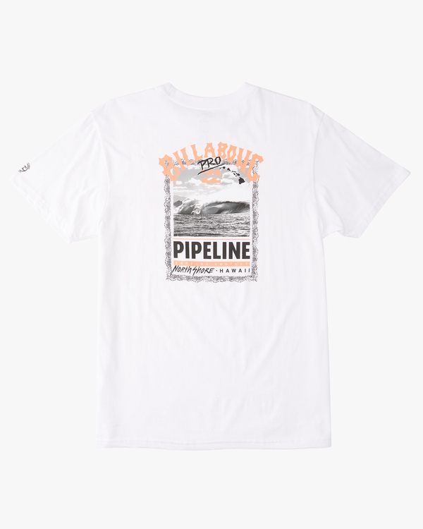 9 Pipeline Poster - T-Shirt für Männer Weiss C1SS1ABIP2 Billabong