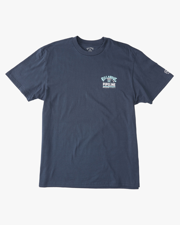 7 Pipeline Poster - Short Sleeve T-Shirt for Men Blue C1SS1ABIP2 Billabong