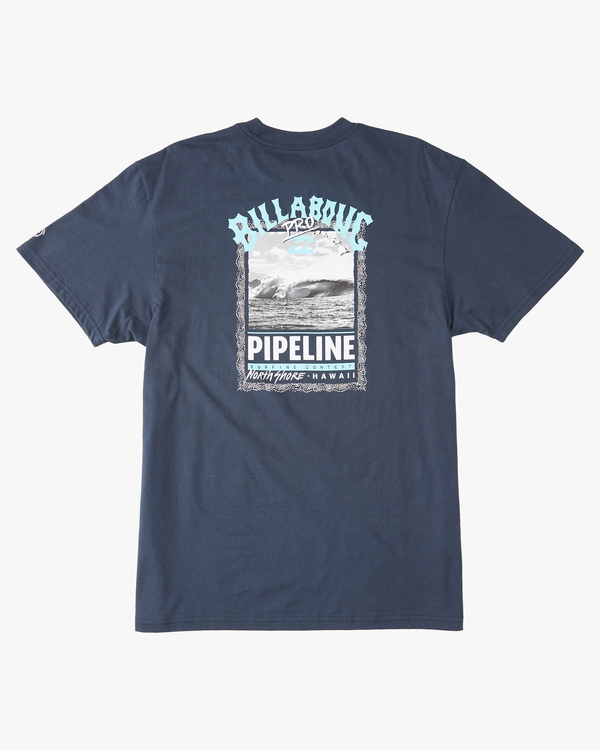 6 Pipeline Poster - Short Sleeve T-Shirt for Men Blue C1SS1ABIP2 Billabong