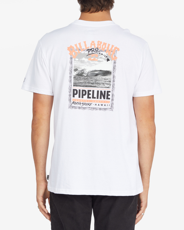 2 Pipeline Poster - T-Shirt für Männer Weiss C1SS1ABIP2 Billabong