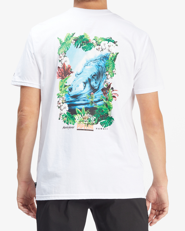 2 Pipeline Tube - Short Sleeve T-Shirt for Men White C1SS1BBIP2 Billabong