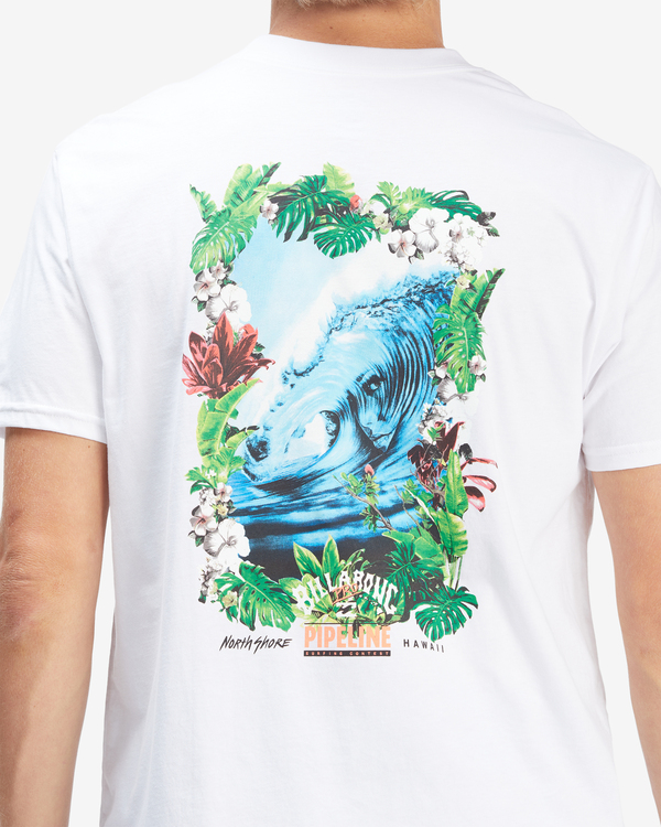 4 Pipeline Tube - Short Sleeve T-Shirt for Men White C1SS1BBIP2 Billabong