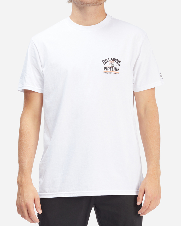 0 Pipeline Tube - Short Sleeve T-Shirt for Men White C1SS1BBIP2 Billabong