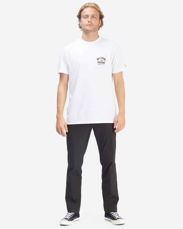 1 Pipeline Tube - Short Sleeve T-Shirt for Men White C1SS1BBIP2 Billabong