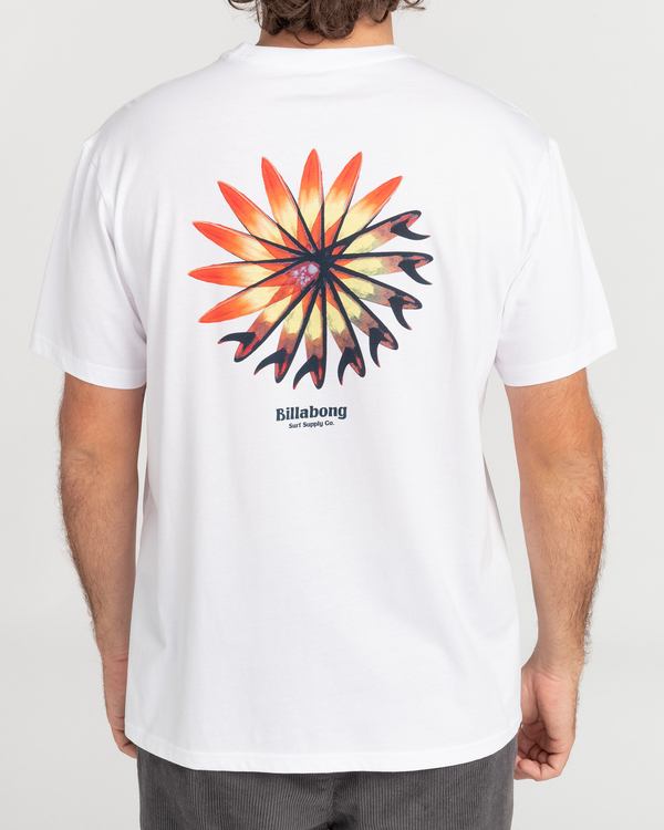 3 Hologram - T-shirt manches courtes pour Homme Blanc C1SS23BIP2 Billabong
