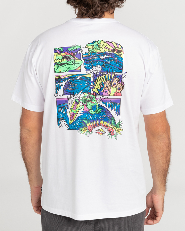 3 Croco Dreams - T-shirt met korte mouw voor Heren White C1SS24BIP2 Billabong