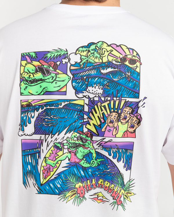 4 Croco Dreams - T-shirt met korte mouw voor Heren White C1SS24BIP2 Billabong