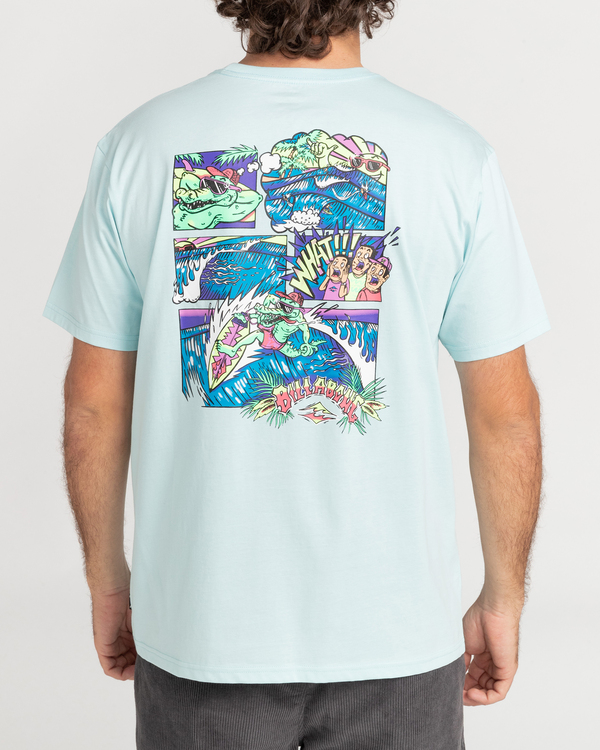 3 Croco Dreams - T-Shirt für Männer Blau C1SS24BIP2 Billabong