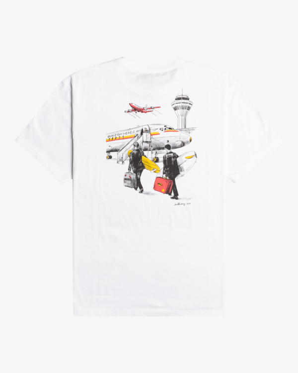 6 Surf Tripping - T-shirt met korte mouw voor Heren White C1SS25BIP2 Billabong