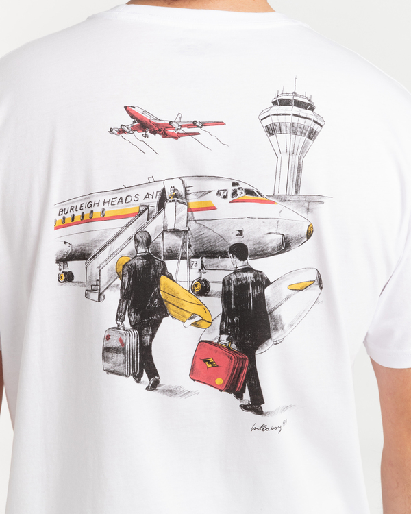 4 Surf Tripping - T-shirt met korte mouw voor Heren White C1SS25BIP2 Billabong