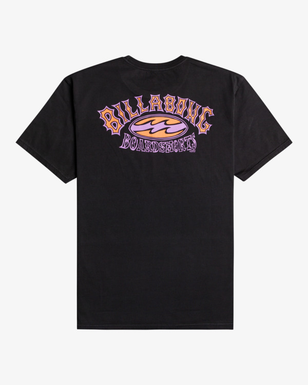 1 Born Is 73 - Short Sleeve T-Shirt for Men Black C1SS35BIP2 Billabong