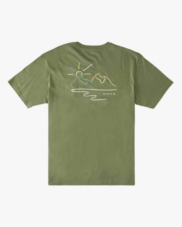 1 Panorama - Camiseta de manga corta para Hombre Verde C1SS49BIP2 Billabong