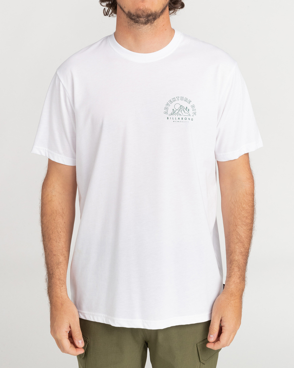 1 Compass - Camiseta de manga corta para Hombre Blanco C1SS52BIP2 Billabong