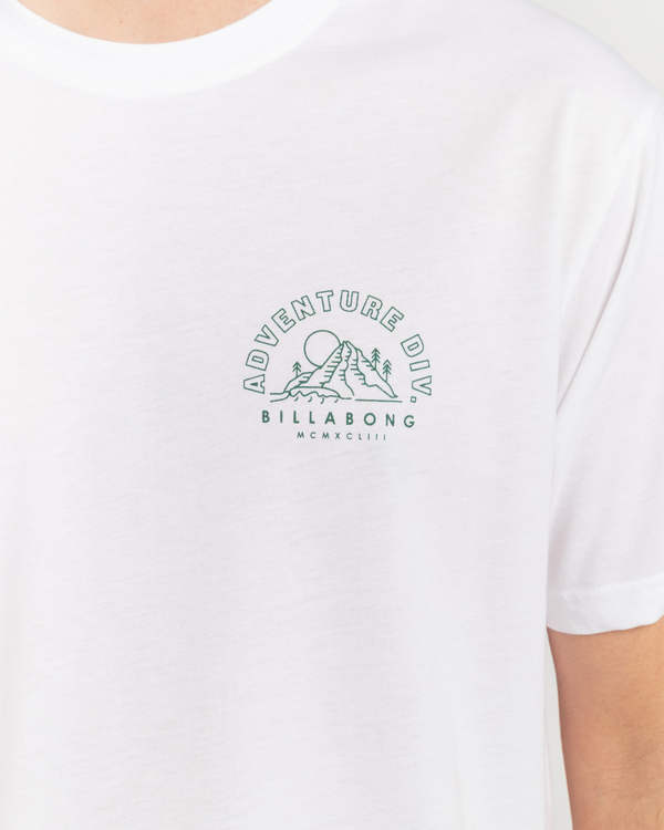3 Compass - Camiseta de manga corta para Hombre Blanco C1SS52BIP2 Billabong