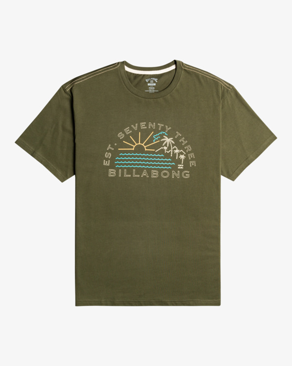 4 Isla Vista - T-shirt met korte mouw voor Heren Brown C1SS58BIP2 Billabong